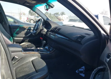 2005 BMW X5 4.4I from USA, damaged, VIN 5UXFB53525LV13098